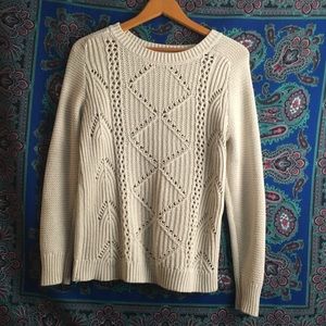 Cream sweater